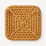 Sous verre carré rotin - Vignette | Méli-Mélo - Rotin & Bambou