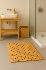 Tapis salle de bain en bambou - Vignette | Méli-Mélo - Rotin & Bambou