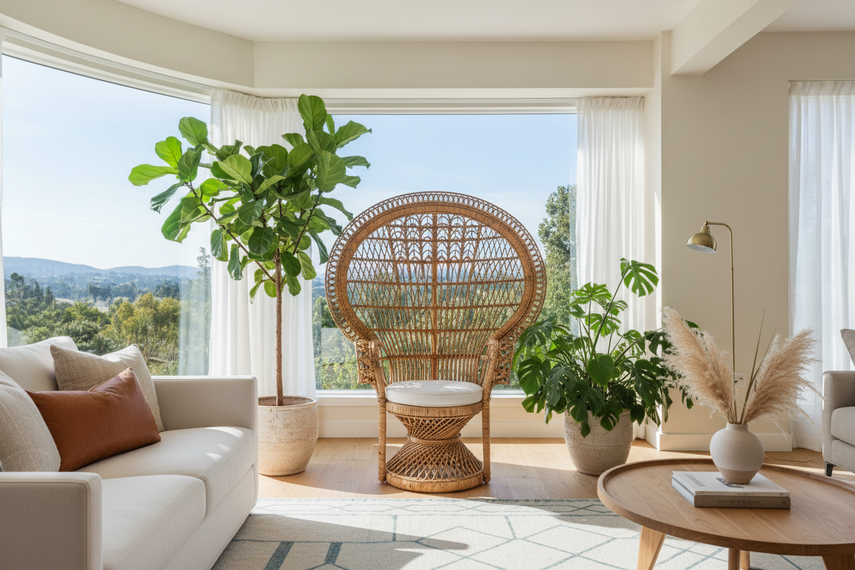 Fauteuil rotin Emmanuelle