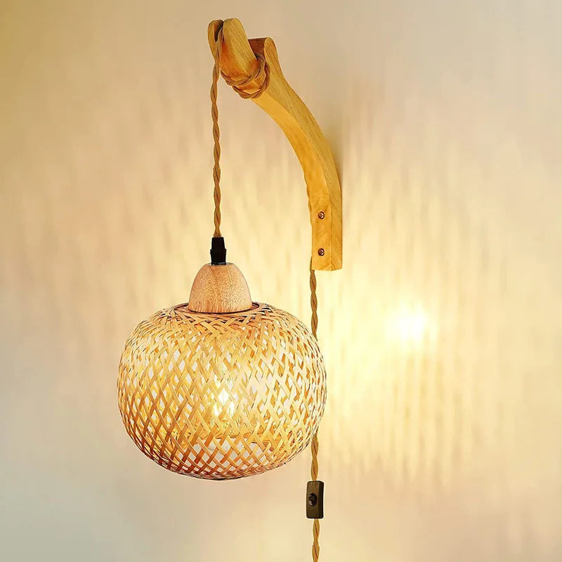 Applique murale en bambou