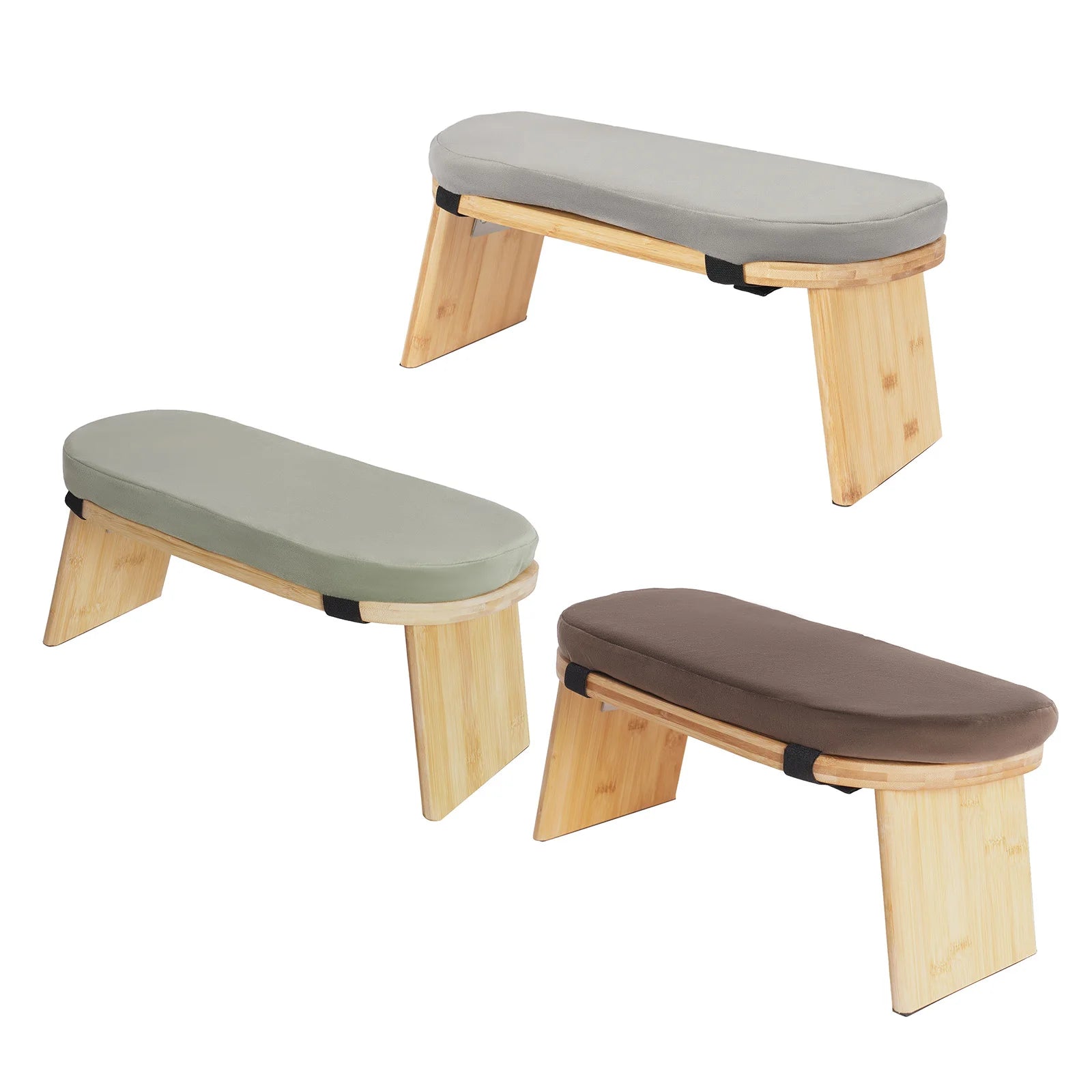 Banc de meditation en bambou