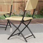 Table et chaises de jardin pliantes en rotin - Vignette | Méli-Mélo - Rotin &amp; Bambou