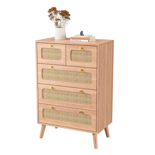 Commode en rotin