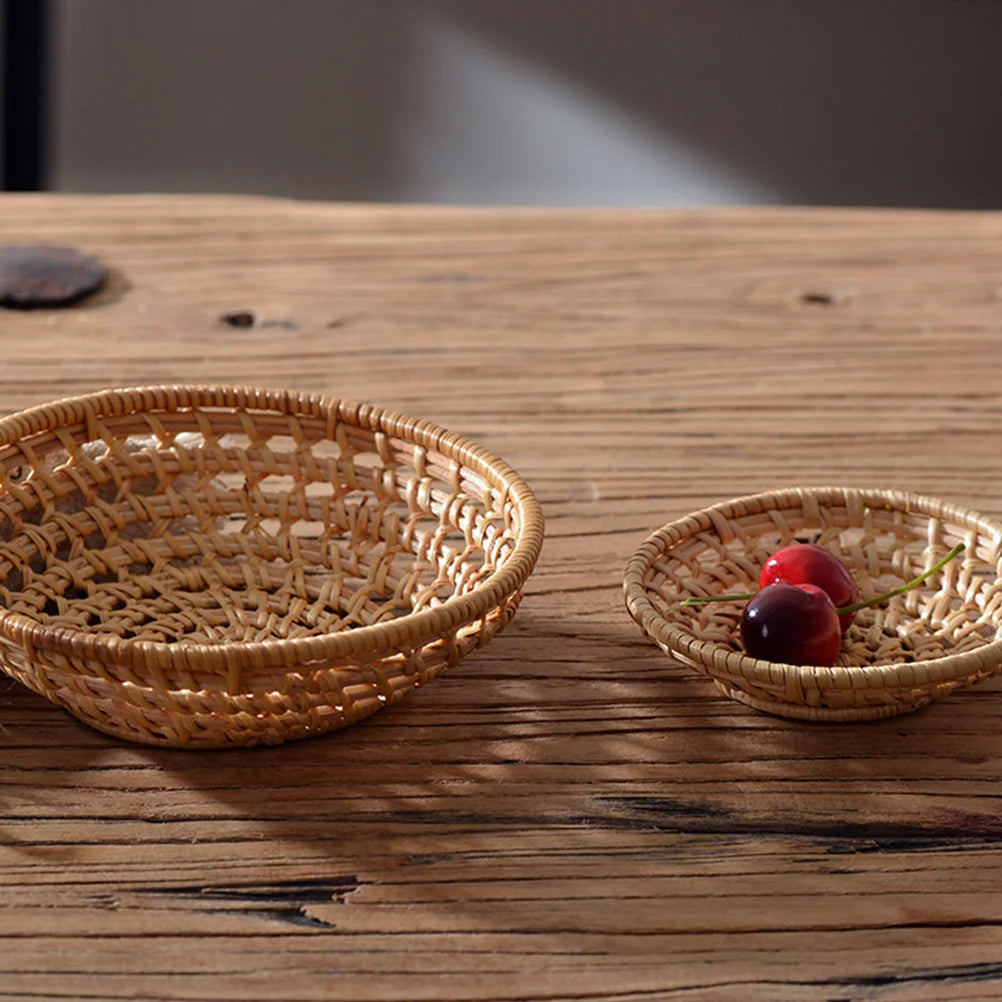 Corbeilles en rotin  en decoration