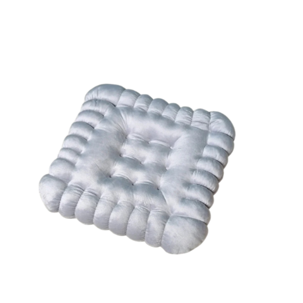 Coussins pour chaises en rotin gris