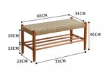 Banc rangement chaussures en rotin - Vignette | Méli-Mélo - Rotin &amp; Bambou