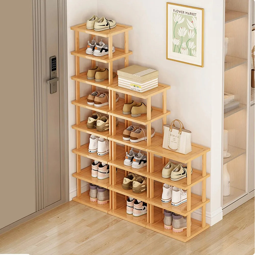 Etagere de rangement en bambou 6 niveaux