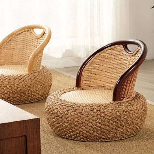 Fauteuil en rotin deux coloris