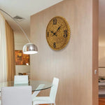 Horloge style rotin - Vignette | Méli-Mélo - Rotin &amp; Bambou
