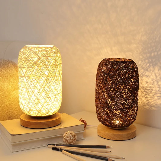 Lampe en bambou
