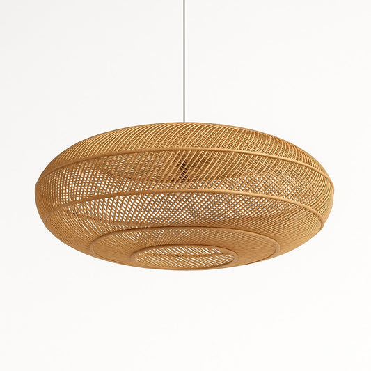 Luminaire en rotin 