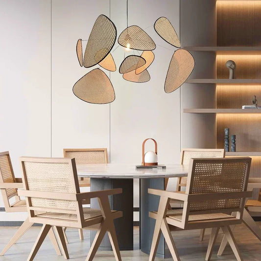 Luminaire en rotin