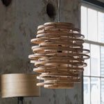 Lustre circulaire en bambou - Vignette | Méli-Mélo - Rotin &amp; Bambou