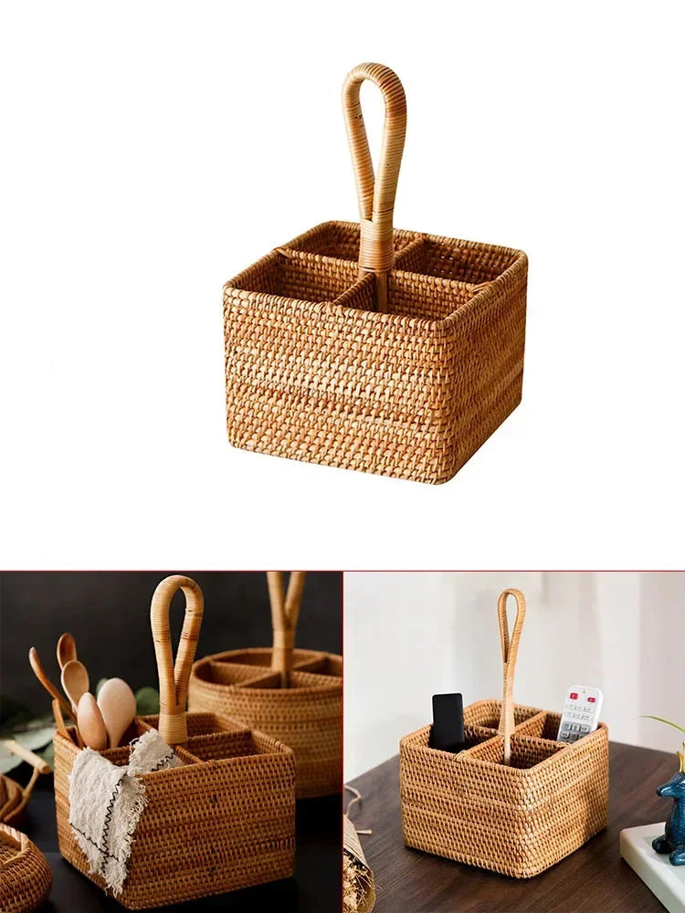 Panier de rangement en rotin dimensions