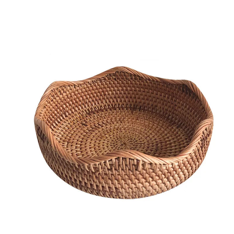 Panier en rotin modele