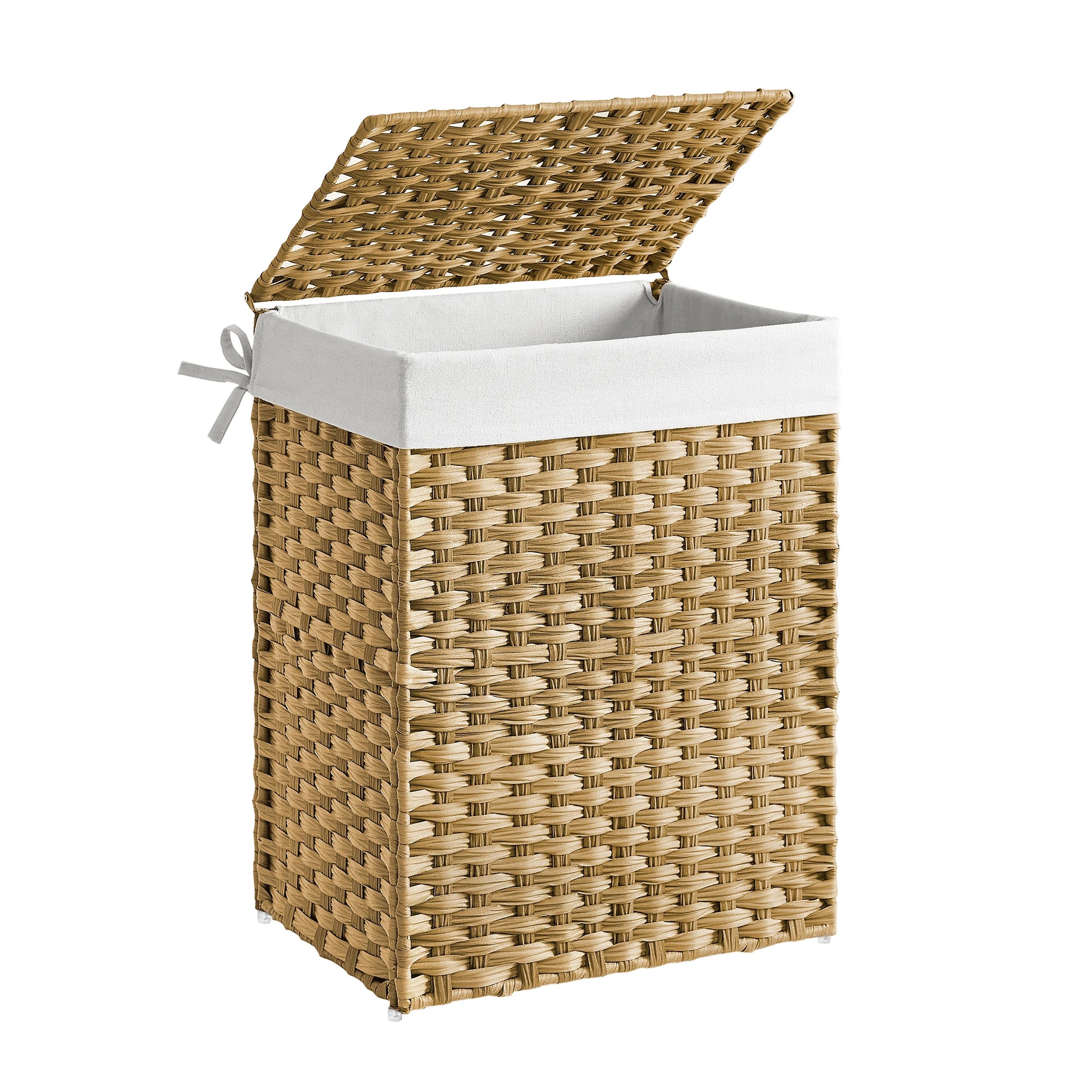 Panier à linge style rotin