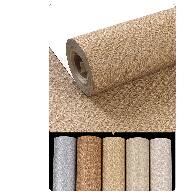 Papier peint style rotin enroulé