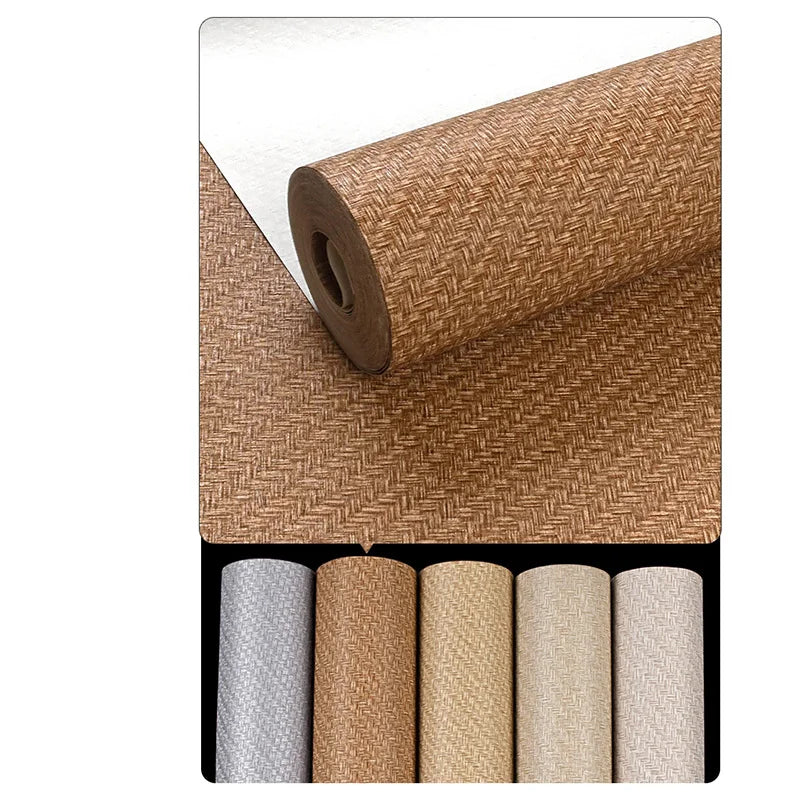 Papier peint style rotin rouleau