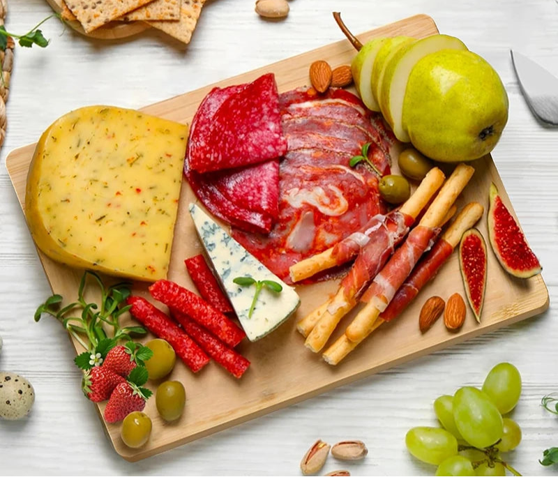 Planche à découper en bambou grnie charcuterie