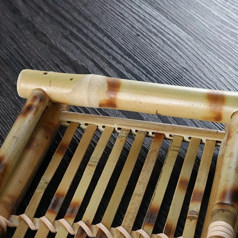 Plateau bambou naturel detail