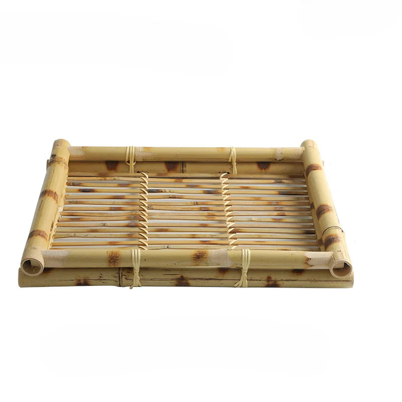 Plateau bambou naturel vue globale