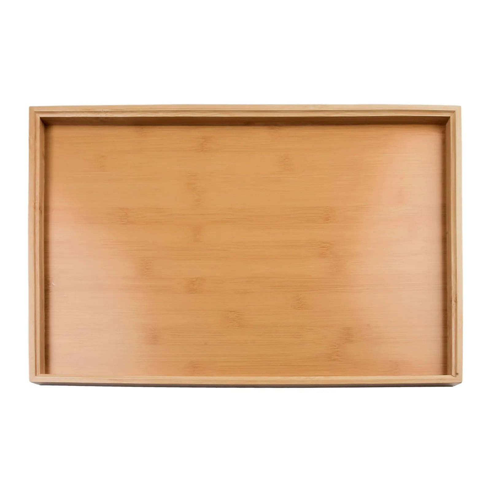Plateau rectangulaire bambou toutes tailles vue de haut