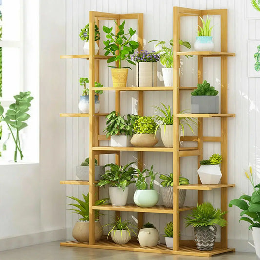 Porte plantes en bambou