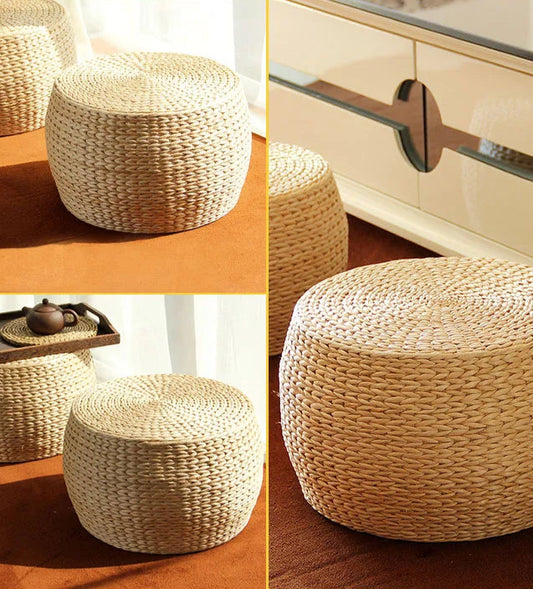 Pouf rotin