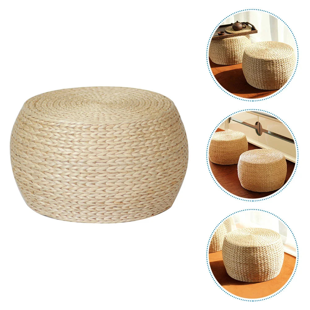 Pouf rotin detaille