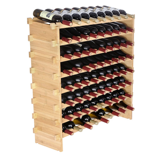 Rangement pour vin en bambou