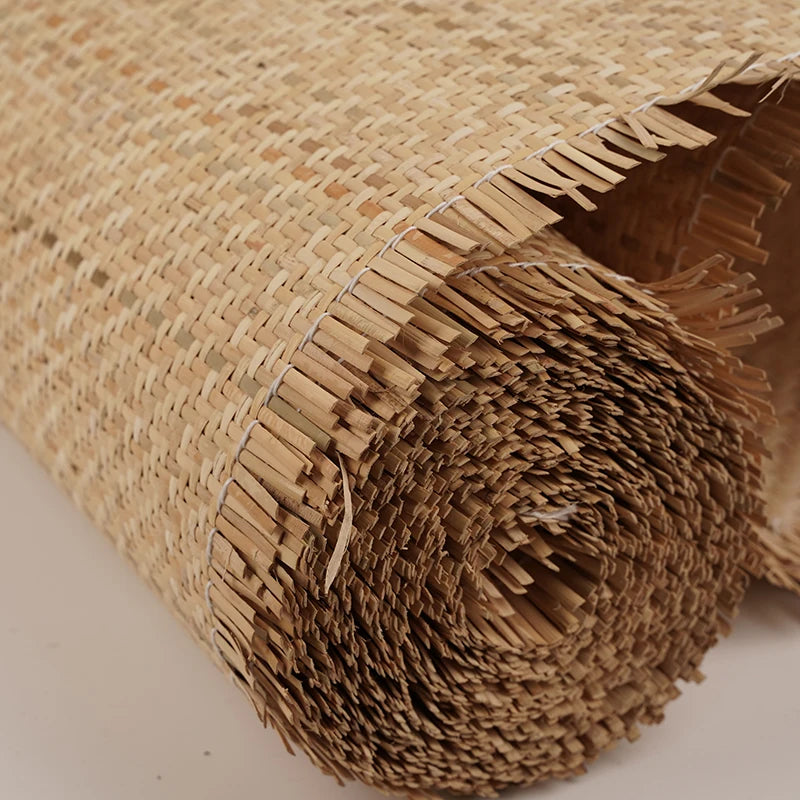 Rouleau de rotin tissage serré interieur