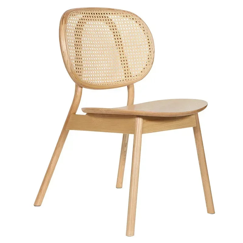 Rouleau en rotin  dossier chaise
