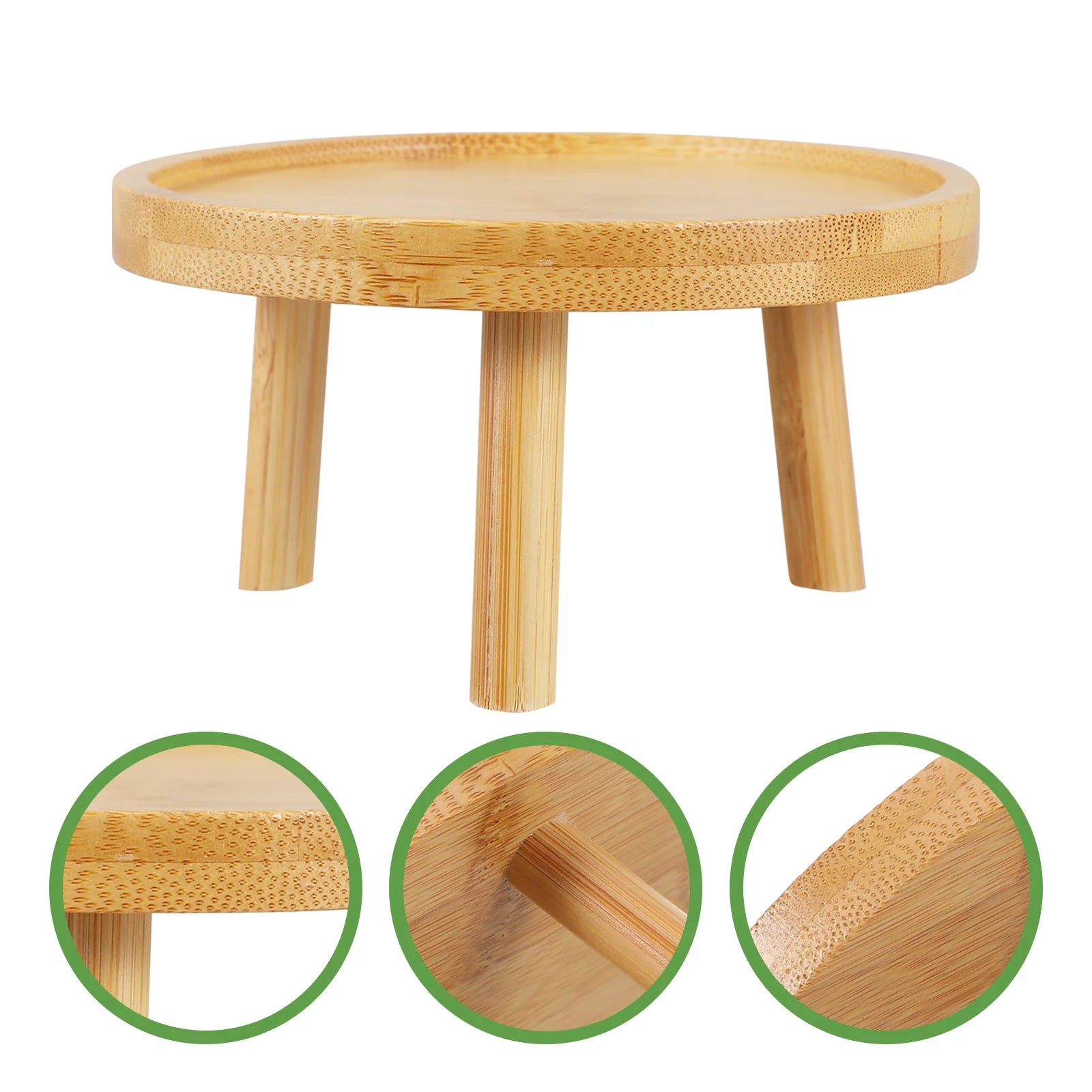 Support en bambou pour fleurs vue detaillee