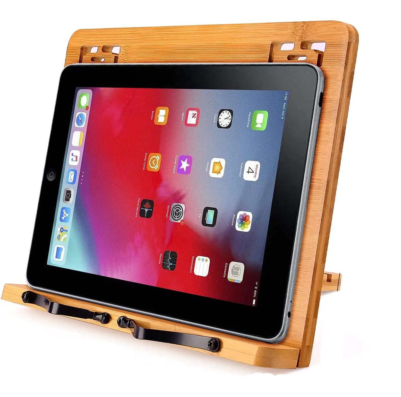 Support tablette bambou avec tablette