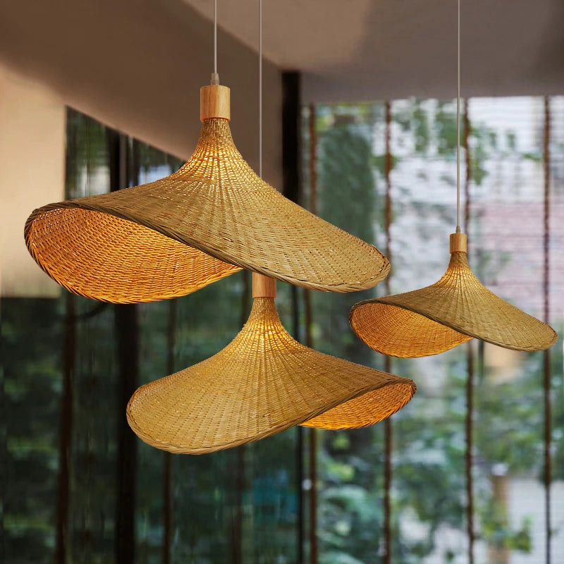 Suspension bambou style chinois