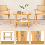 Table basse en rotin et bambou - Vignette | Méli-Mélo - Rotin &amp; Bambou