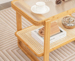Table basse en rotin et bambou - Vignette | Méli-Mélo - Rotin &amp; Bambou