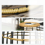 Table basse en rotin vintage - Vignette | Méli-Mélo - Rotin &amp; Bambou