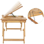 Table bureau pliable en bambou - Vignette | Méli-Mélo - Rotin &amp; Bambou