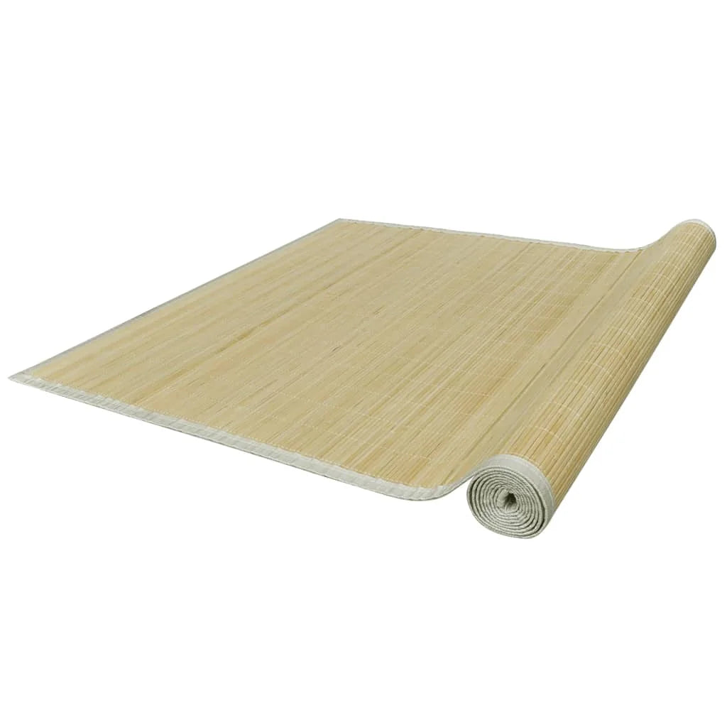 Tapis en bambou enroule