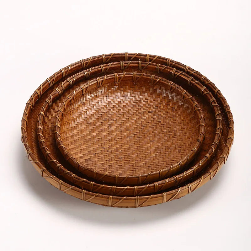 saladiers bambou ensembles de trois